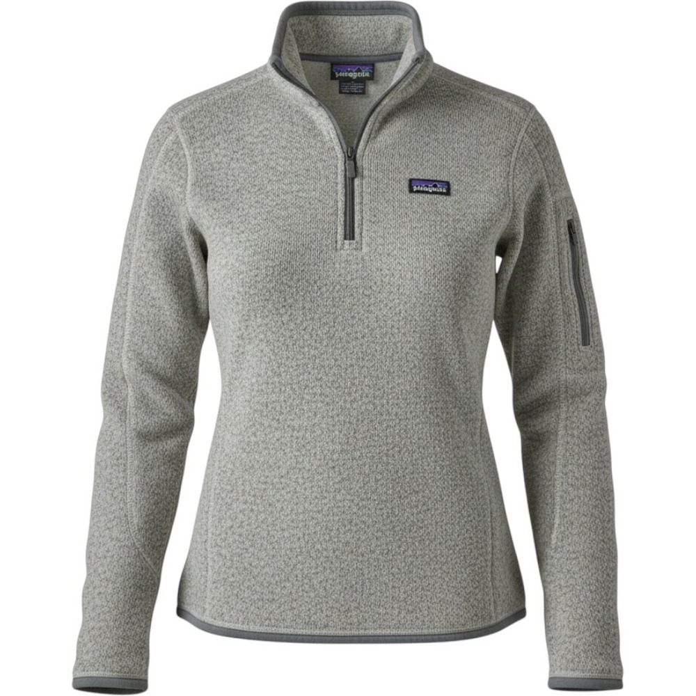 Patagonia Better Sweater 1/4 Zip Pullover Fleece Gray Womens Small 25527